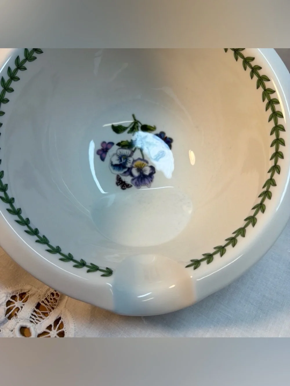 Portmeirion Botanic Garden Grip Stand Bowl‎ Small Portmeirion Sweet Pea D-8,5”